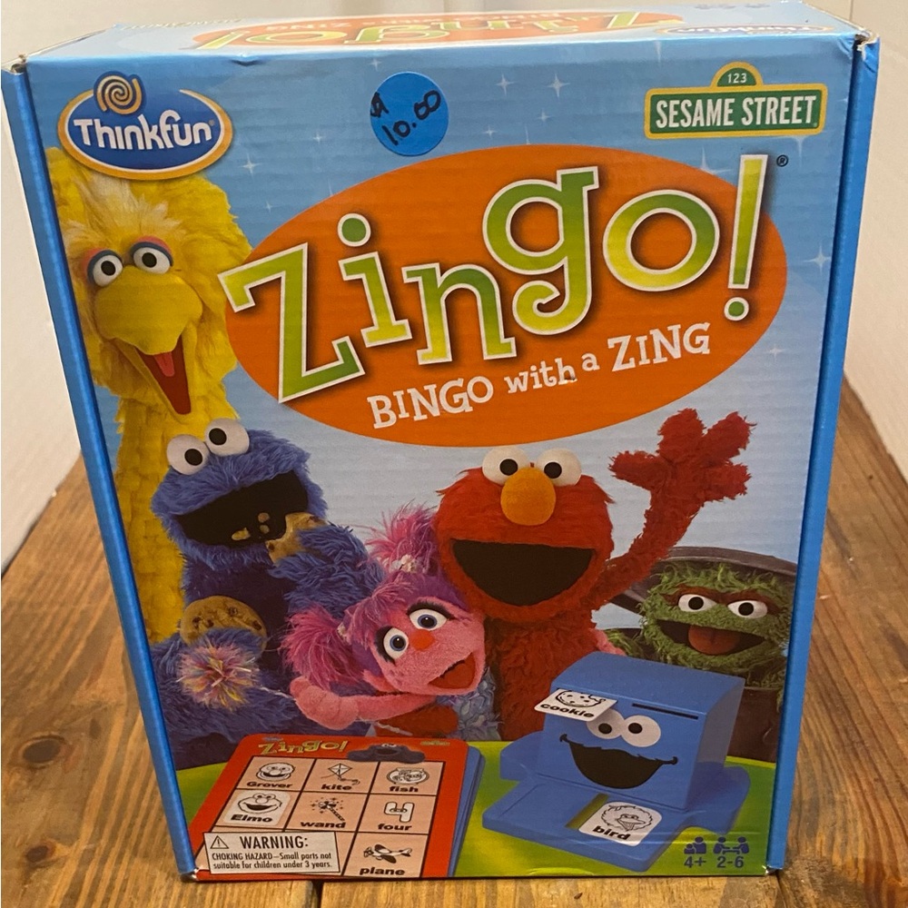 Think! Zingo! Sesame Street Game - Blue, Orange, Red, Green